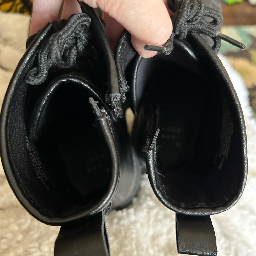 Black Combat Boots - Picture 6 of 6